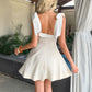 European And American Commuter-Style Evening Dress With Straps