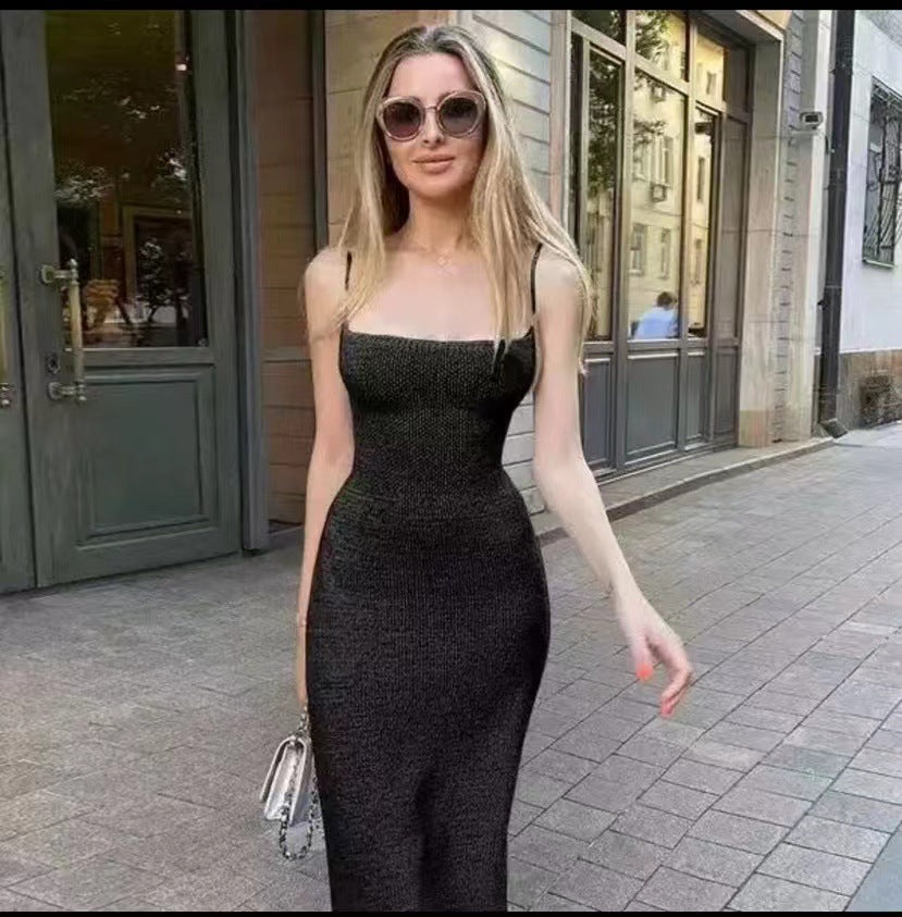 New Women's Summer Bare Back Tied Dress