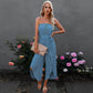 European And American Women's Ninth Loose Jumpsuit Wide Leg Pants