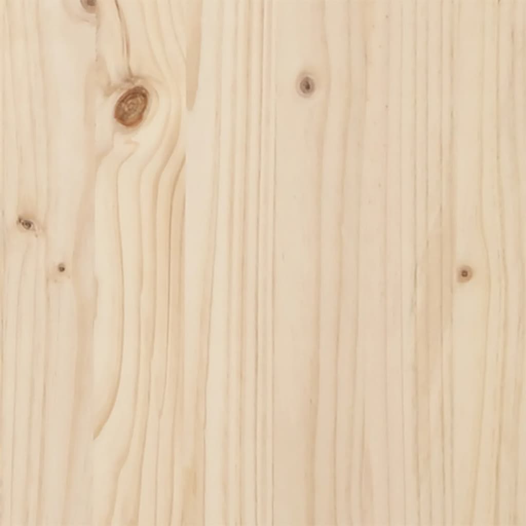 solid wood bed without mattress, pine wood