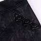 Fashion Slim High Waist PU Leather Skirt