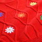 New Girls' Embroidered Flower Sweater Round Neck Children's Sweater 7-needle Single-layer Knitted Jacket