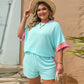 Plus Size Short-sleeved Two-piece Women's Fashion Trend