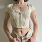 Short Exposed Navel Short-sleeved T-shirt For Women