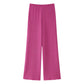 Asymmetric Design Hanging Collar Top And Trousers Suit