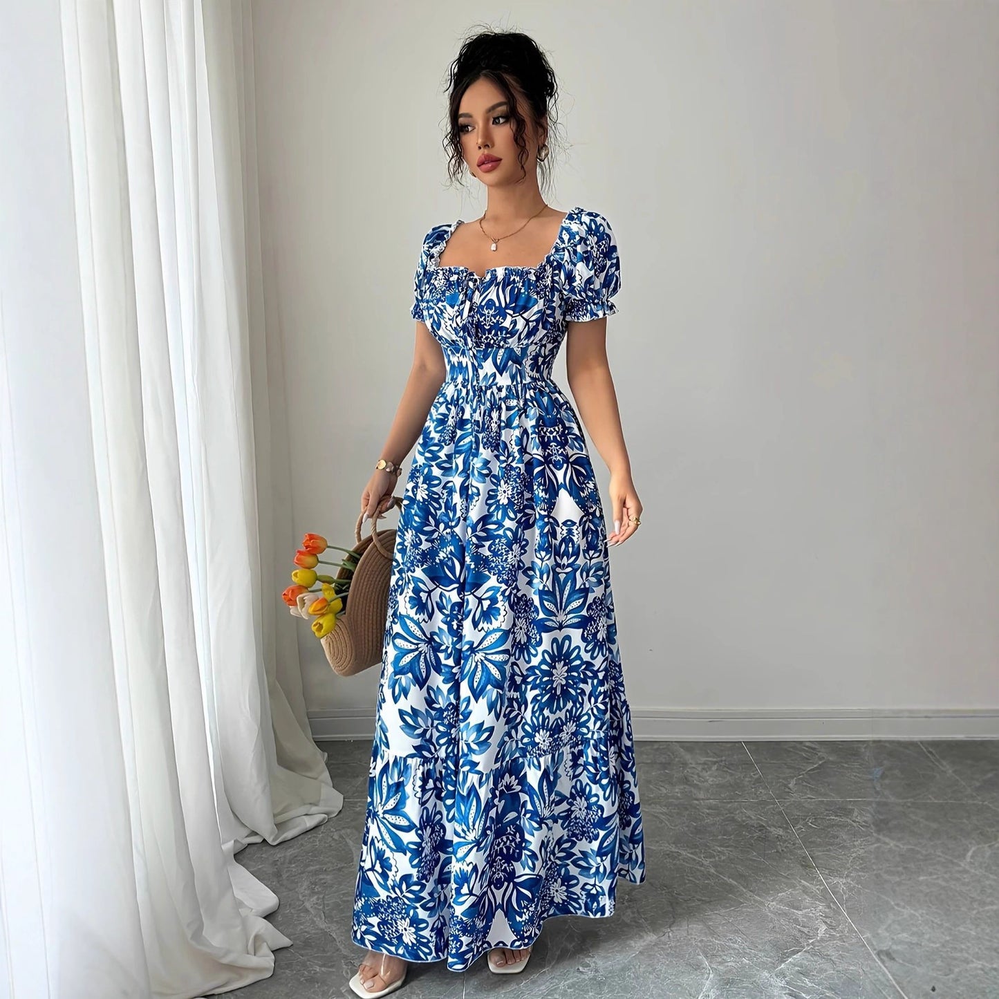Elegant And Fashionable French-style Slip Dress For Women