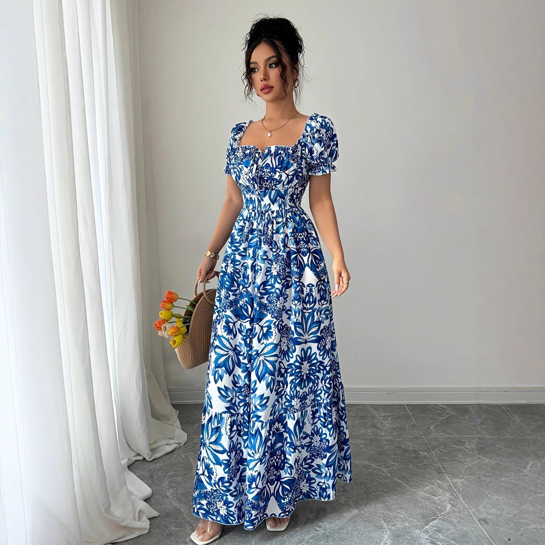 Elegant And Fashionable French-style Slip Dress For Women