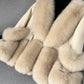 Women's Fur Coat A Young Down Jacket Thickened To Keep Warm