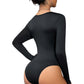 Womens Lace Sheer Low-Cut Fishbone Underwire Bodysuit
