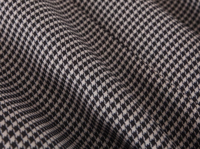 New European And American Women's Clothing Houndstooth Vest Belt Vest