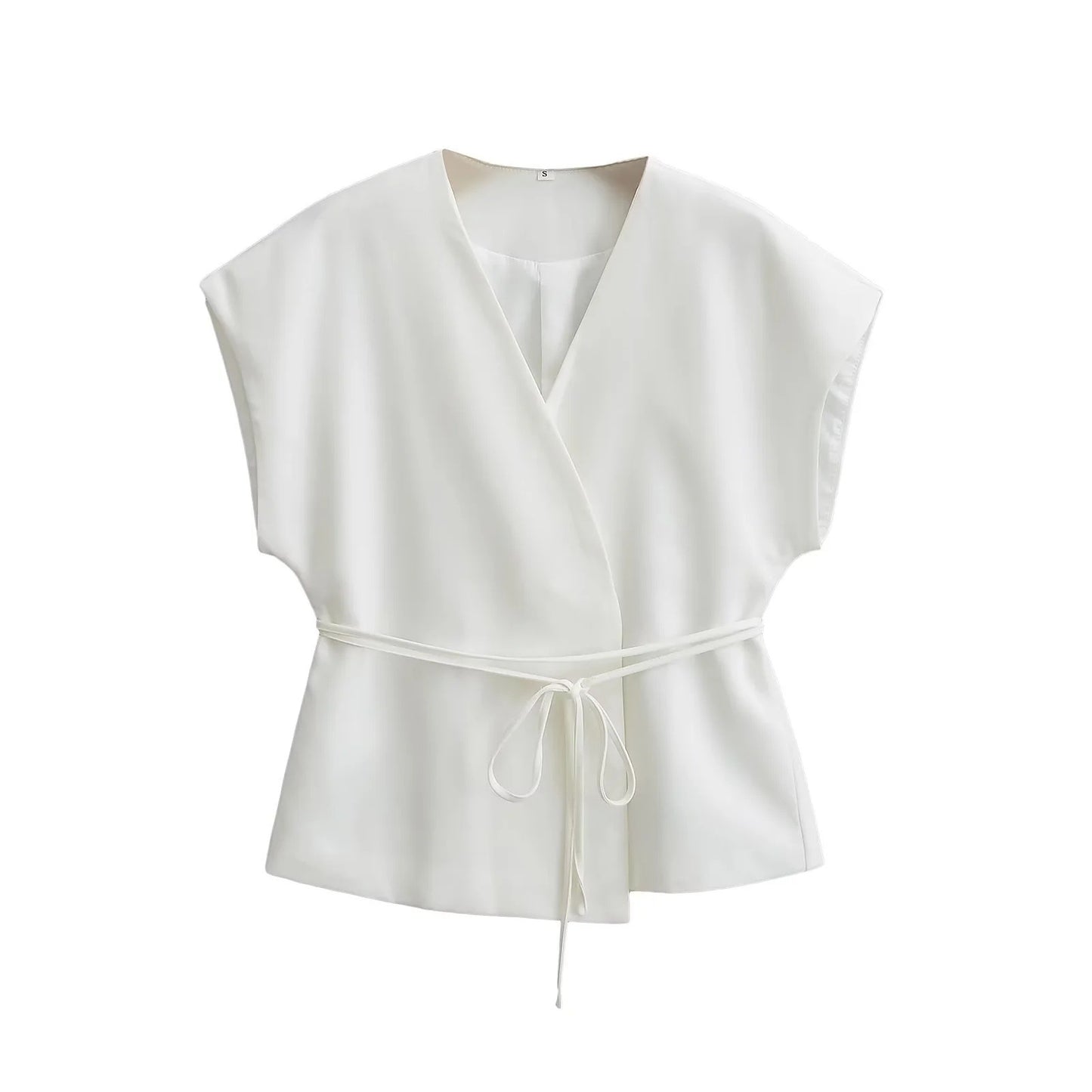 Women's Linen Blend Double Breasted Vest Two Piece Set