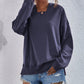 Women's Hoodie Sweatshirt Sports Casual Candy Color Long Sleeve Tops Clothes