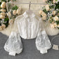 Puff Sleeve Style Slim Slimming Shirt Women