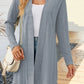 Women's Fashion Simple Solid Color Long Sleeve Loose Cardigan Coat
