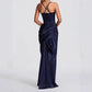 Womens Long Figure-flattering Elegant Slip Dress