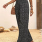 Polka-dot Loose-fitting High Waist Tight Waist Straight-leg Trousers