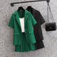 Plus Size Suit Two Piece Fat Mm Small Suit Jacket