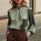 Fashionable And Stylish Hollow-out Long Sleeve Versatile Niche Chic Shirt
