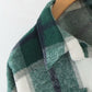 Loose check shirt with chest pocket