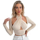 Cross-neck Hollow Bottoming Shirt Ladies Top