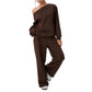 Oblique Shoulder Design Sense Amazon Sports Style Leisure Two-piece Set