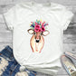 Women's blouse fashion simple flower