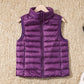 Lightweight down jacket women's Vest Short Size Large