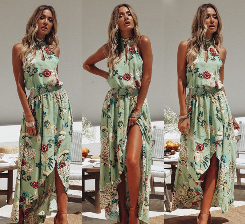 Robe de plage tendance européenne eBay AliExpress robe explosion robe style bohème