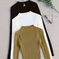 Layer 3pcs Set Stand Collar Ribbed Base Layer