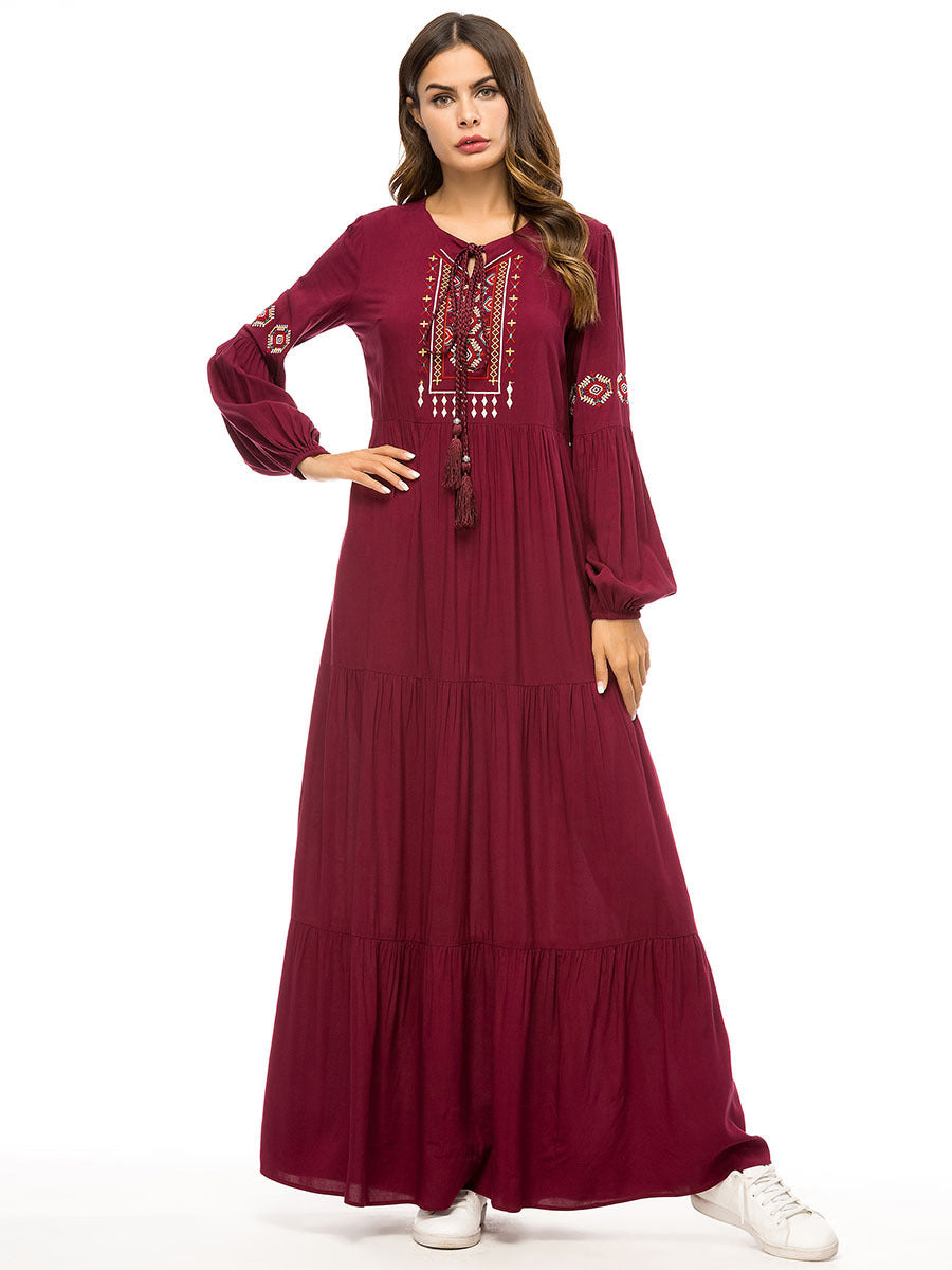 Robe simple brodée