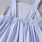 Girls Fashion Rainbow Print Princess Dress