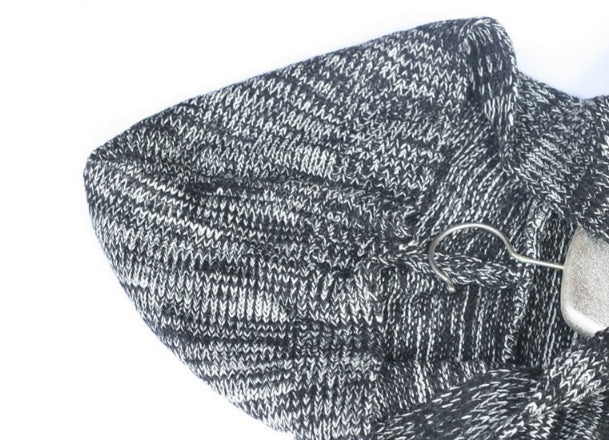 Cardigan hooded loose sweater