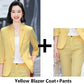 Women's Suit Suit Casual Jacket With Three-quarter Sleeves