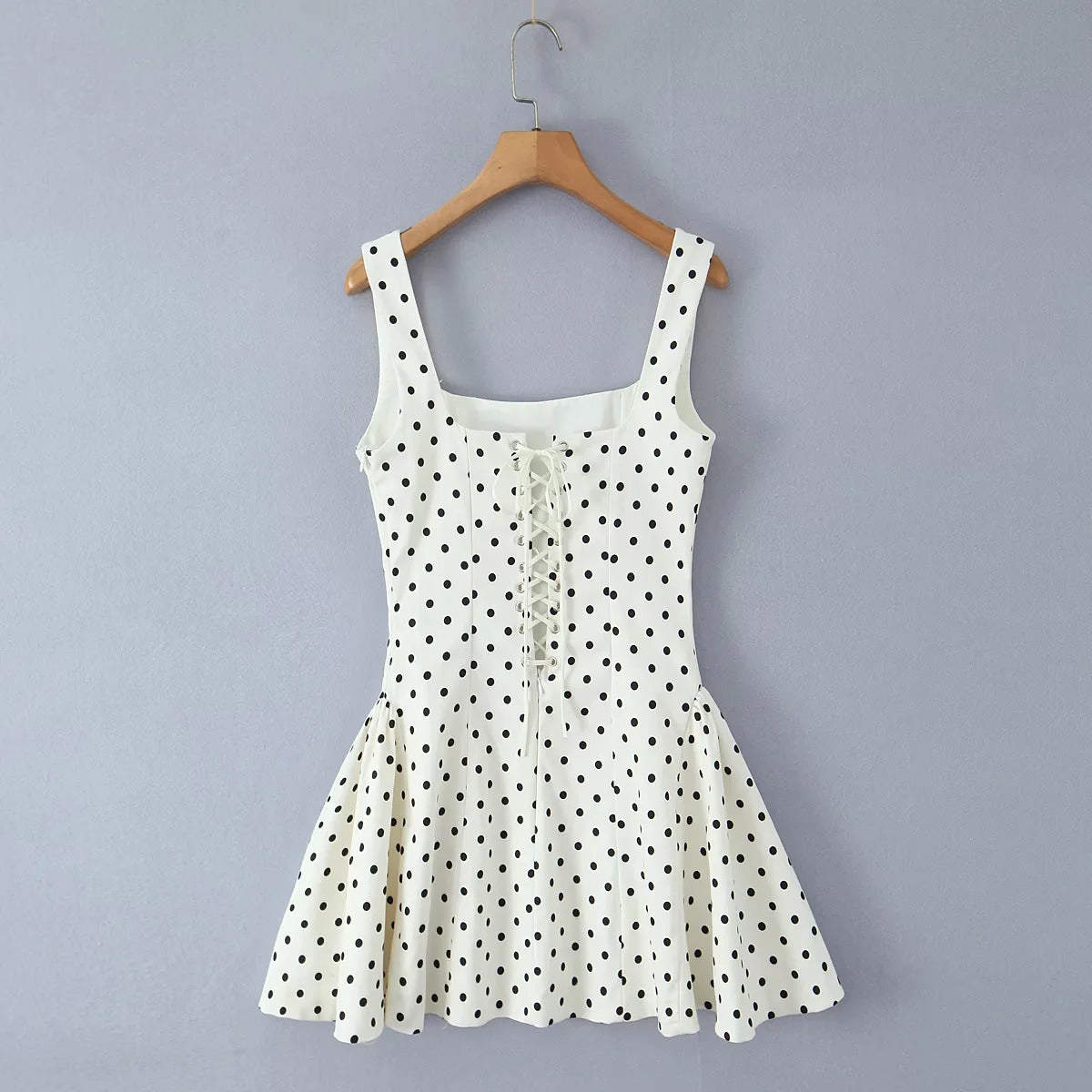 Women's Fashion Polka Dot Mini Sling Dress