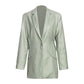 Costume femme style européen et américain, col en V, dos nu, couleur unie, petit