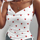 White Love Sling Drawstring Top