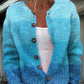Cardigan tricoté imprimé numérique 3D, manteau, imitation pull, vêtements pour femmes