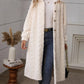 Fashion Three-dimensional Pattern Plush Warm Coat