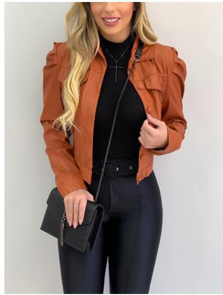 Fashionable Lapel Short Casual Cardigan Short Jacket