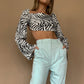 Fashion Blouse With Straps Wrapped Chest