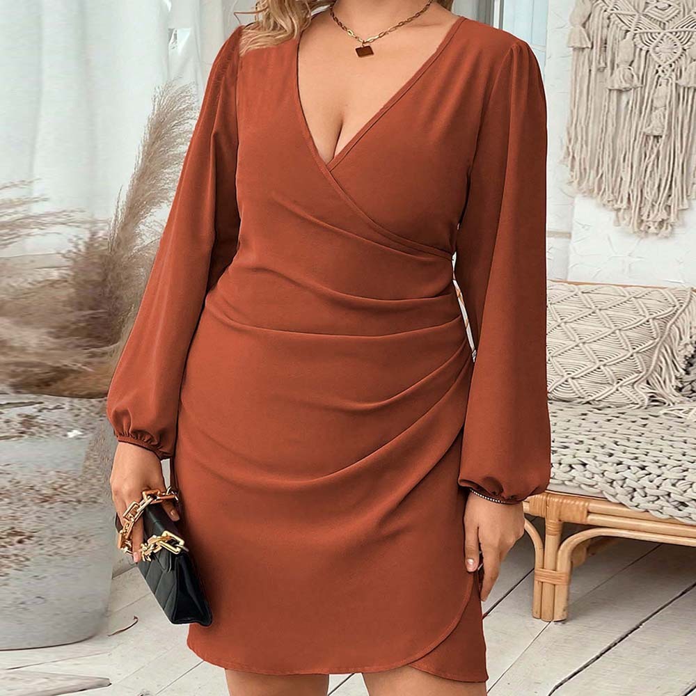 French Elegant Style Autumn And Winter Lady Intellectual Elegant Dress