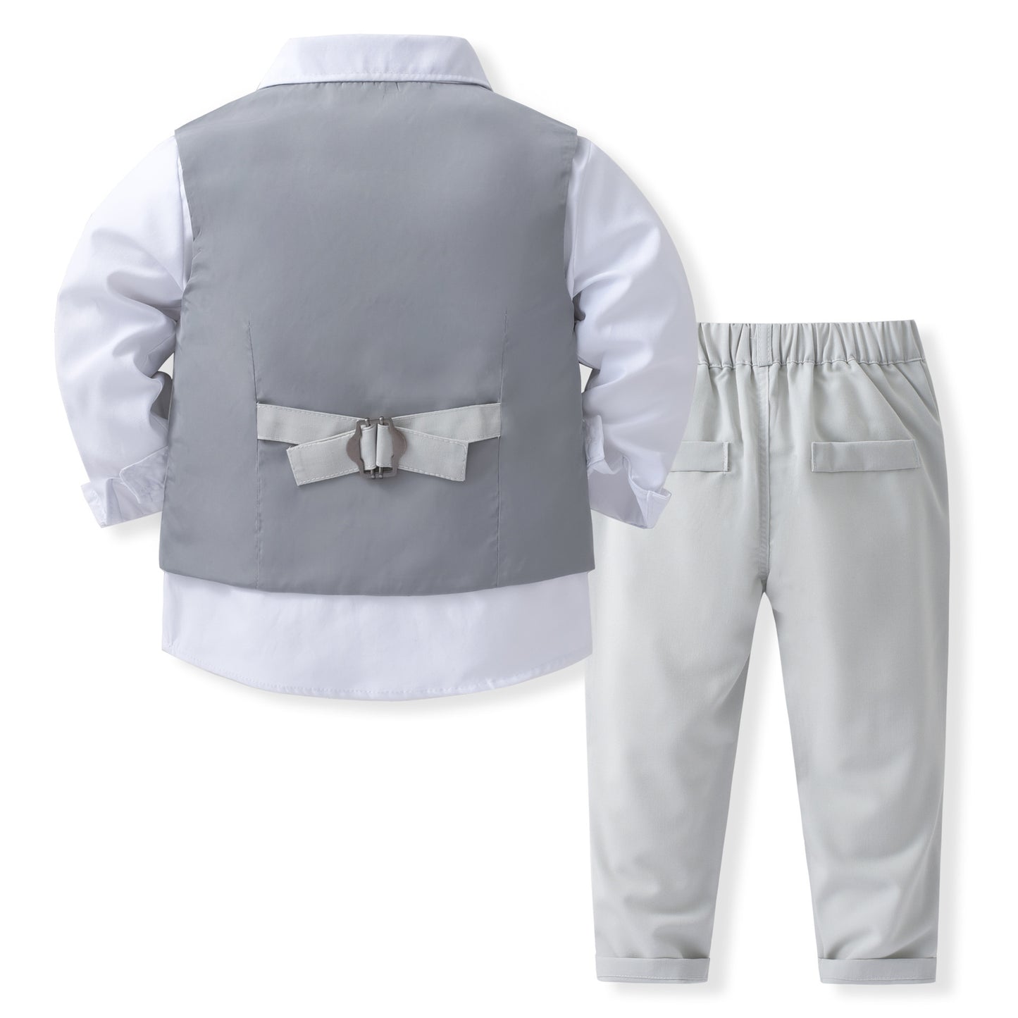 Ensemble gilet à col gentleman pour banquet de bébé