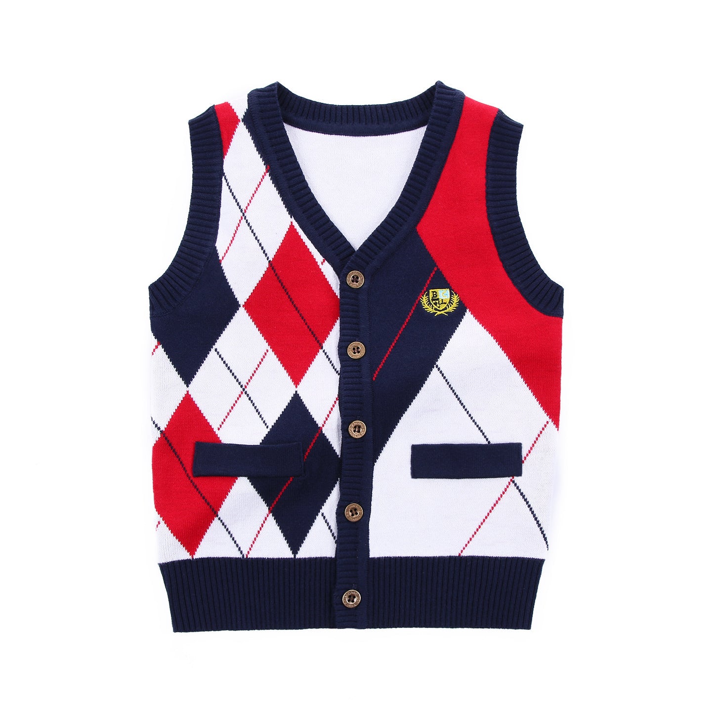 Children's knitted vest