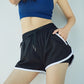 Short de sport taille haute pour femme