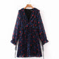 Slim temperament print dress