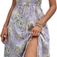 V-neck Elegant Mid-length Dress