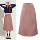 Jupe mi-longue en mousseline pour femme
