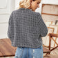 Women's long-sleeved loose little fragrant short coat