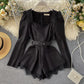 Lace and lace jumpsuit