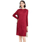 Robe élégante à broderie française
